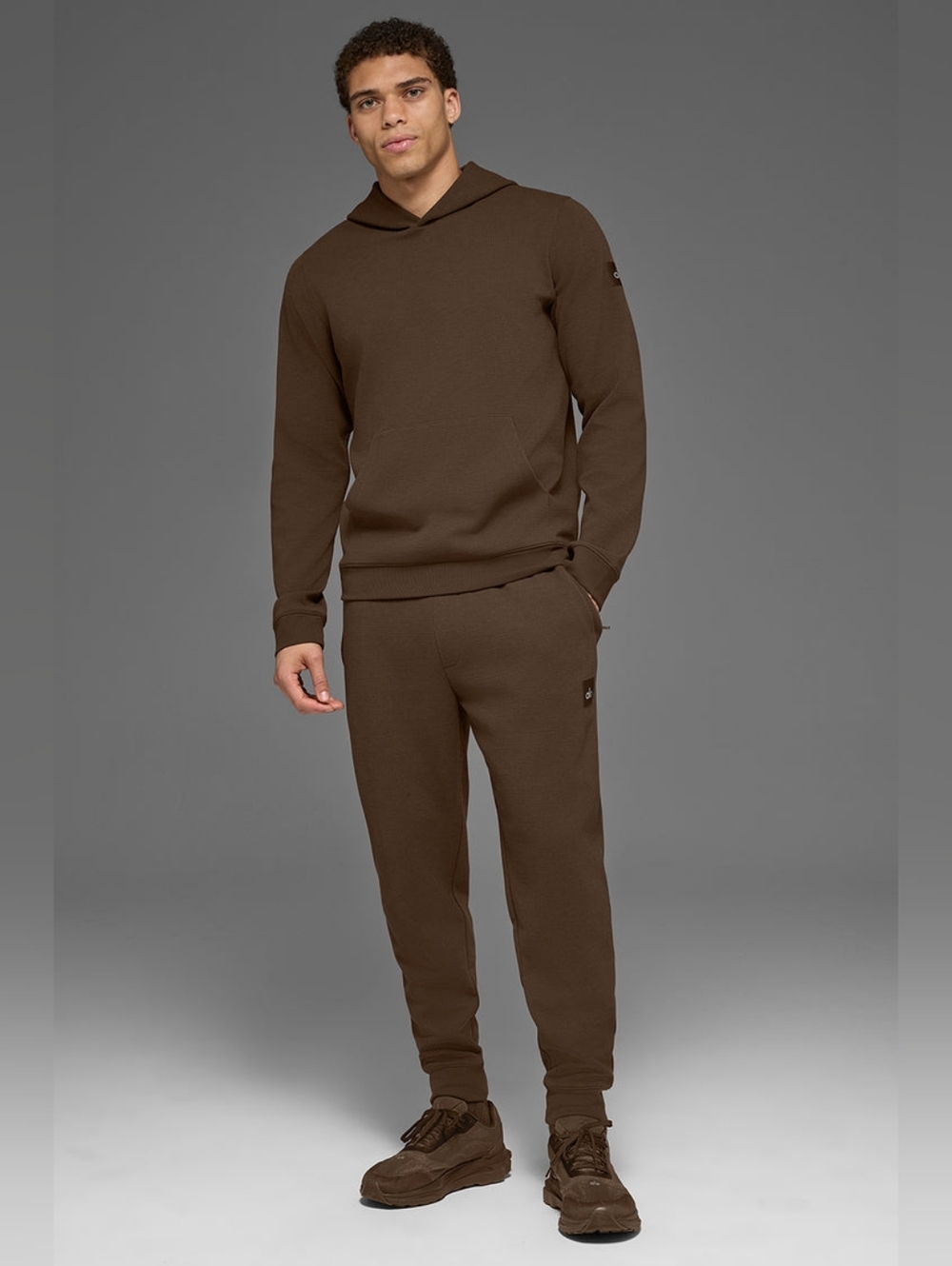 NWT alo Waffle Lounge Jogger Color Espresso Size M